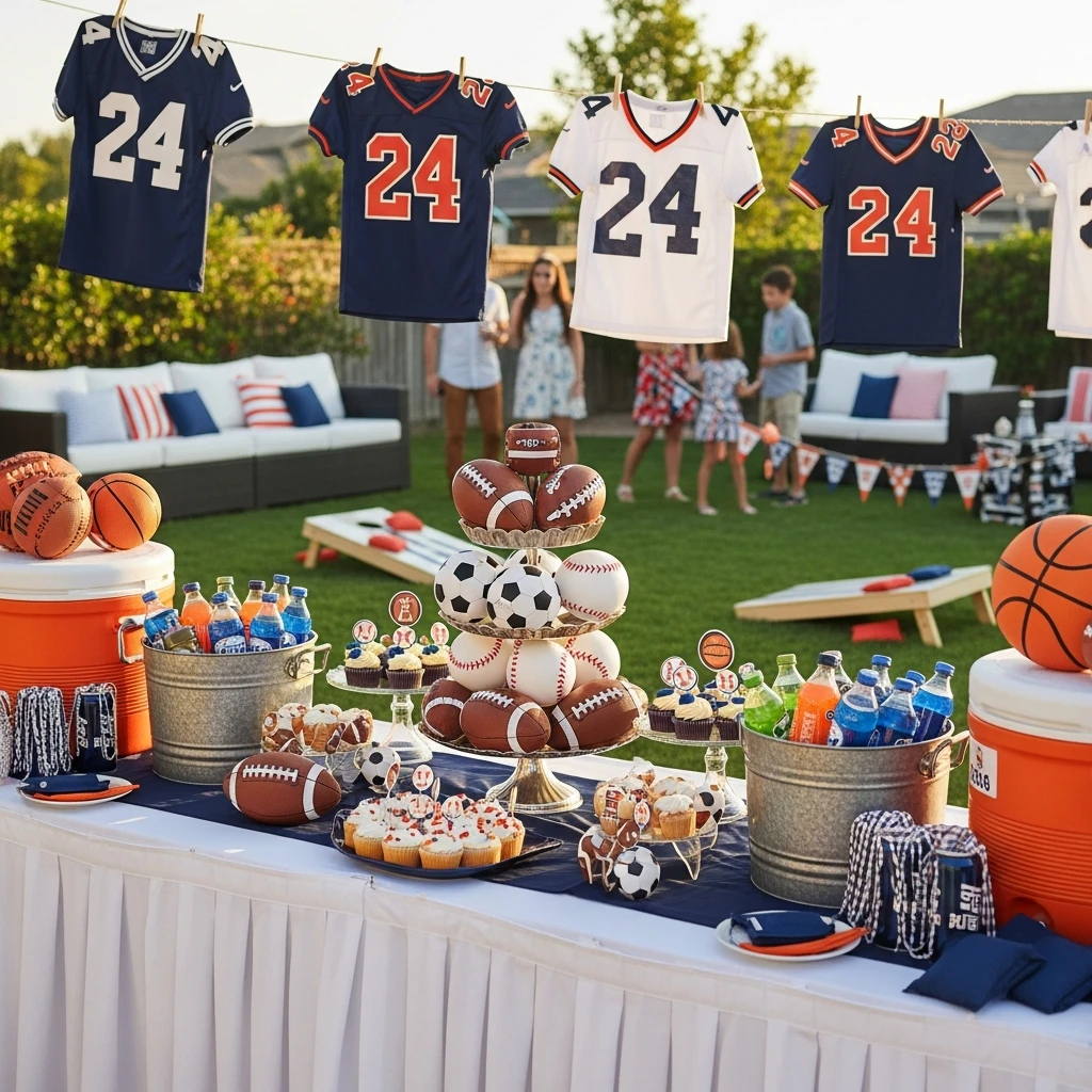 Sports Fan Graduation Party - 50 Boys Graduation Party Ideas That Are Fun and Easy