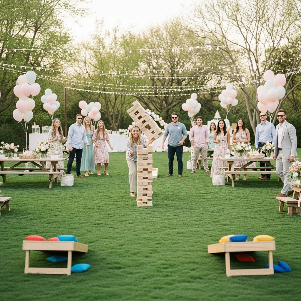 Classic Lawn Games Day - 50 Best Spring Birthday Party Ideas for Adults and Kids