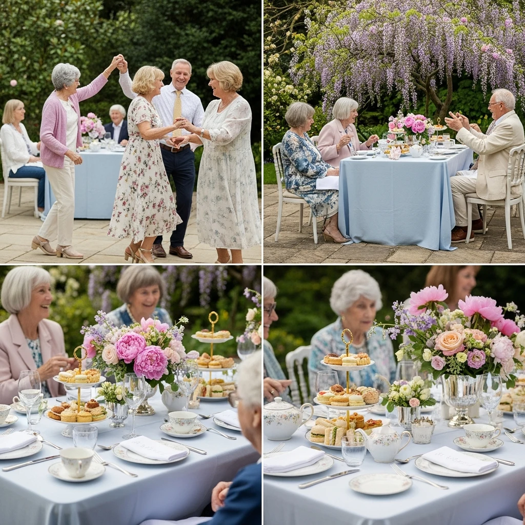 Tea Dance Garden Party - 50 Best Spring Birthday Party Ideas for Adults and Kids