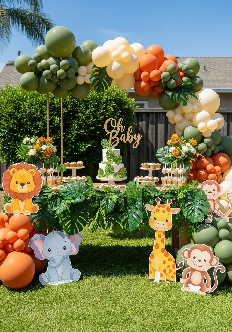 Classic Safari Theme - 50 Perfect summer baby shower themes