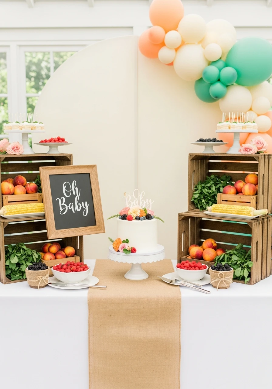 Farmer’s Market Theme - 50 Perfect summer baby shower themes