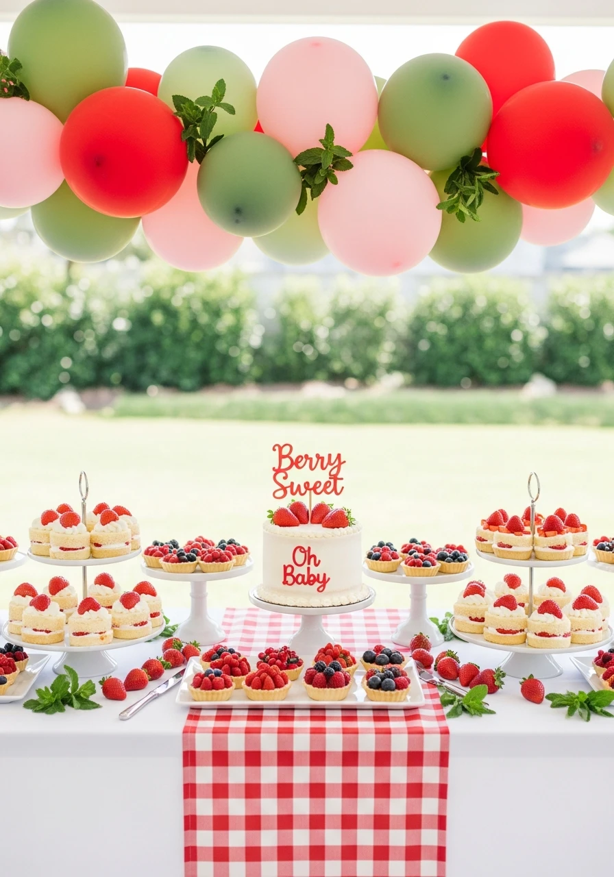 Berry Sweet Theme - 50 Perfect summer baby shower themes