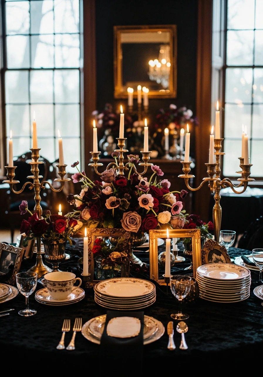 Gothic Vintage Romance - 50 Gorgeous Vintage Bridal Shower Ideas for a Timeless Celebration