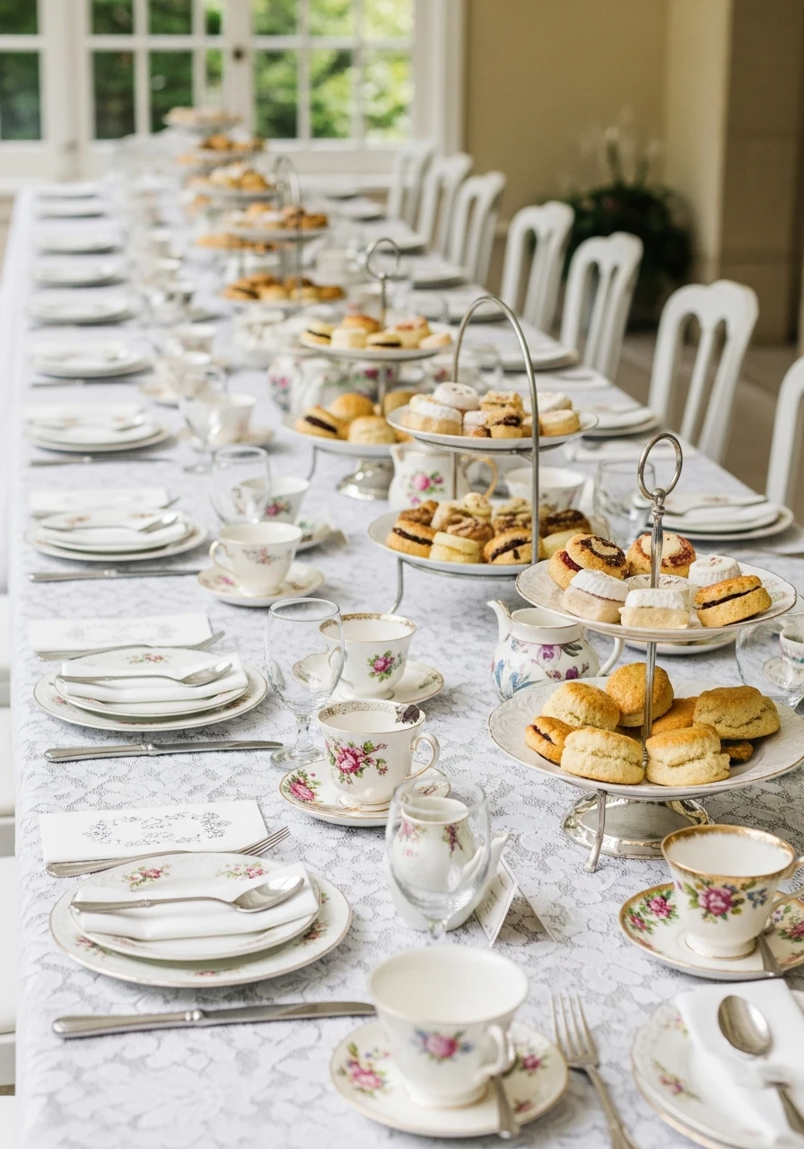A Classic Vintage Tea Party - 50 Gorgeous Vintage Bridal Shower Ideas for a Timeless Celebration