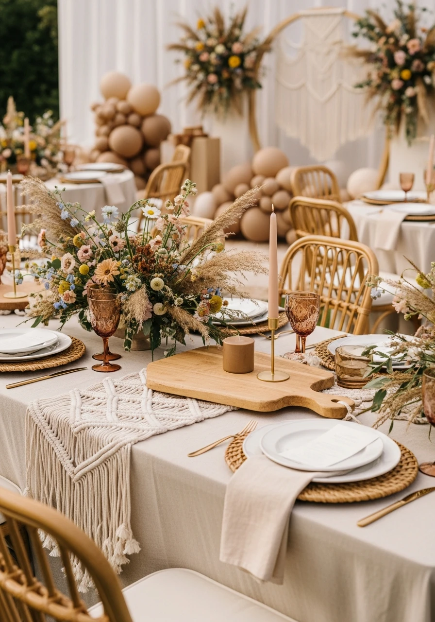 Boho Wildflower Style - 50 Best Wildflower Baby Shower Theme Ideas for a 'Baby in Bloom' Party