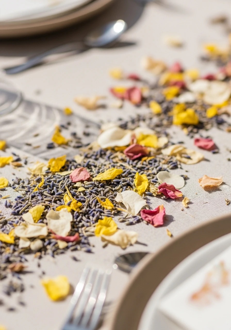 Scatter Floral Confetti - 50 Best Wildflower Baby Shower Theme Ideas for a 'Baby in Bloom' Party