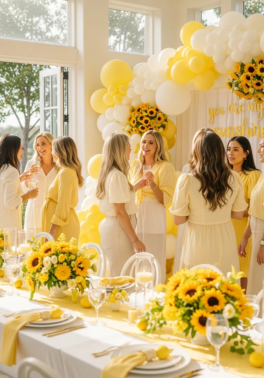 Ask Guests To Wear Yellow - You Are My Sunshine Baby Shower Ideas: 50 Bright Ways to Celebrate