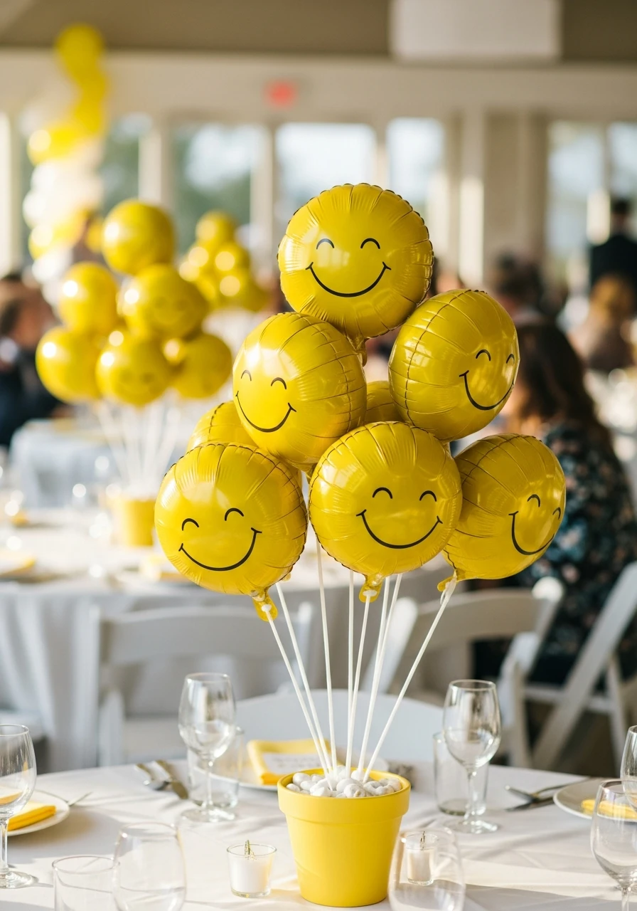 Balloon Centerpieces - You Are My Sunshine Baby Shower Ideas: 50 Bright Ways to Celebrate