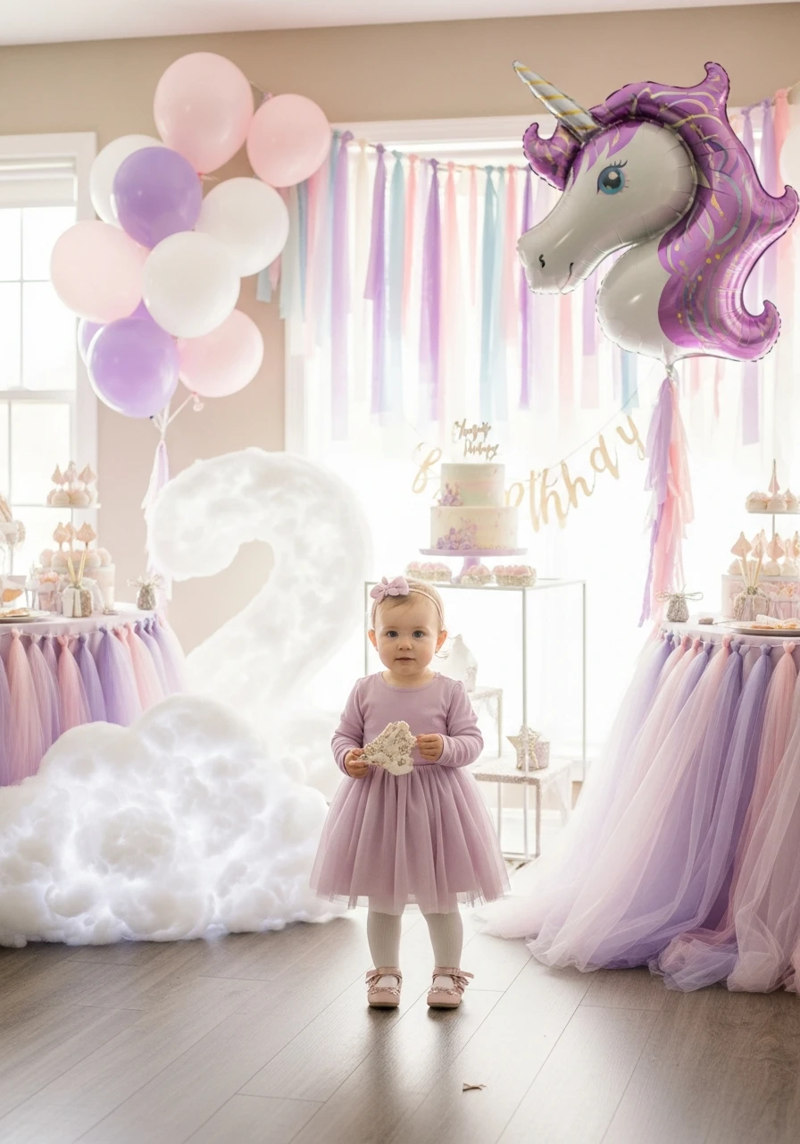 Soft Unicorn Celebration - 50 Adorable 2nd Birthday Party for Girl Ideas: Practical Planner Guide