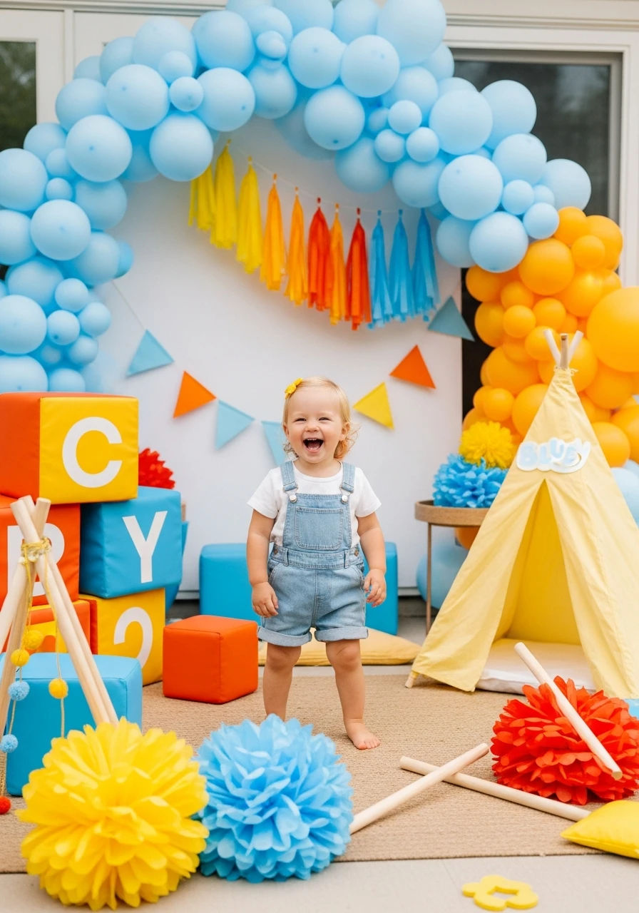 Playful Bluey Theme - 50 Adorable 2nd Birthday Party for Girl Ideas: Practical Planner Guide