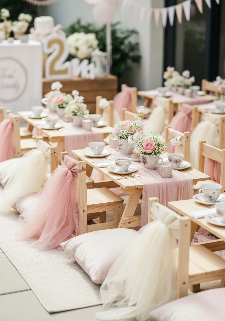 Tea and Tutus Combined - 50 Adorable 2nd Birthday Party for Girl Ideas: Practical Planner Guide