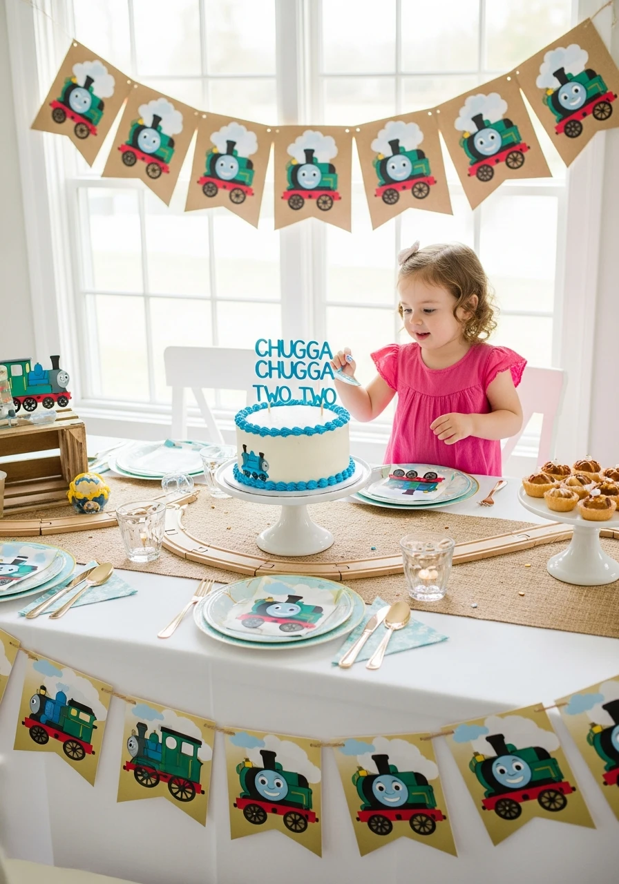 Train Engine Fun - 50 Adorable 2nd Birthday Party for Girl Ideas: Practical Planner Guide