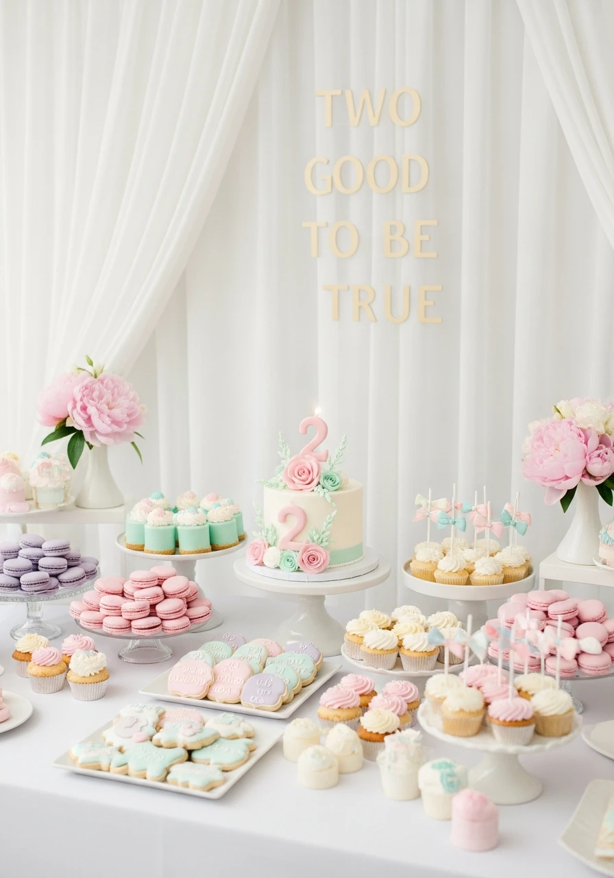 Dessert Focus Party - 50 Adorable 2nd Birthday Party for Girl Ideas: Practical Planner Guide