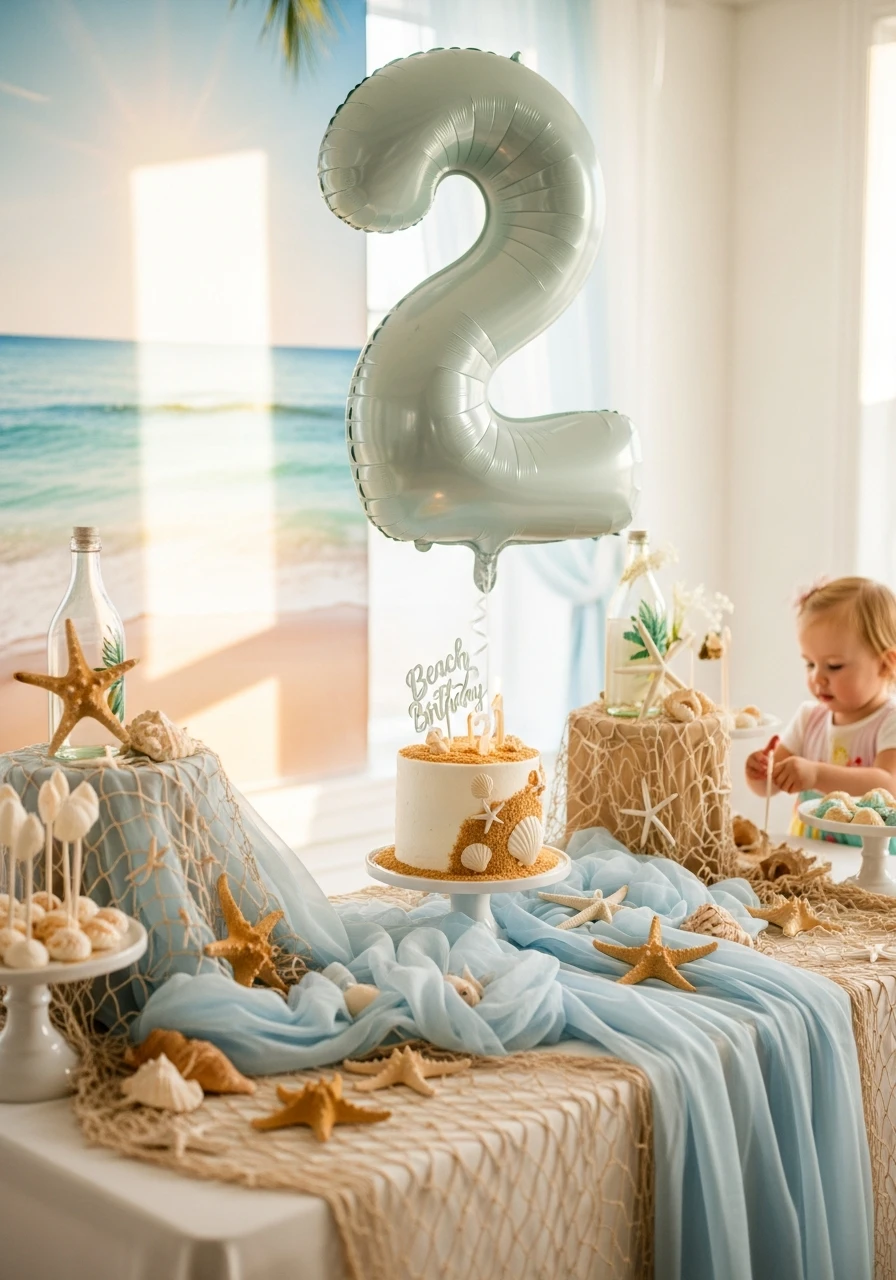 Beach Day Indoors - 50 Adorable 2nd Birthday Party for Girl Ideas: Practical Planner Guide