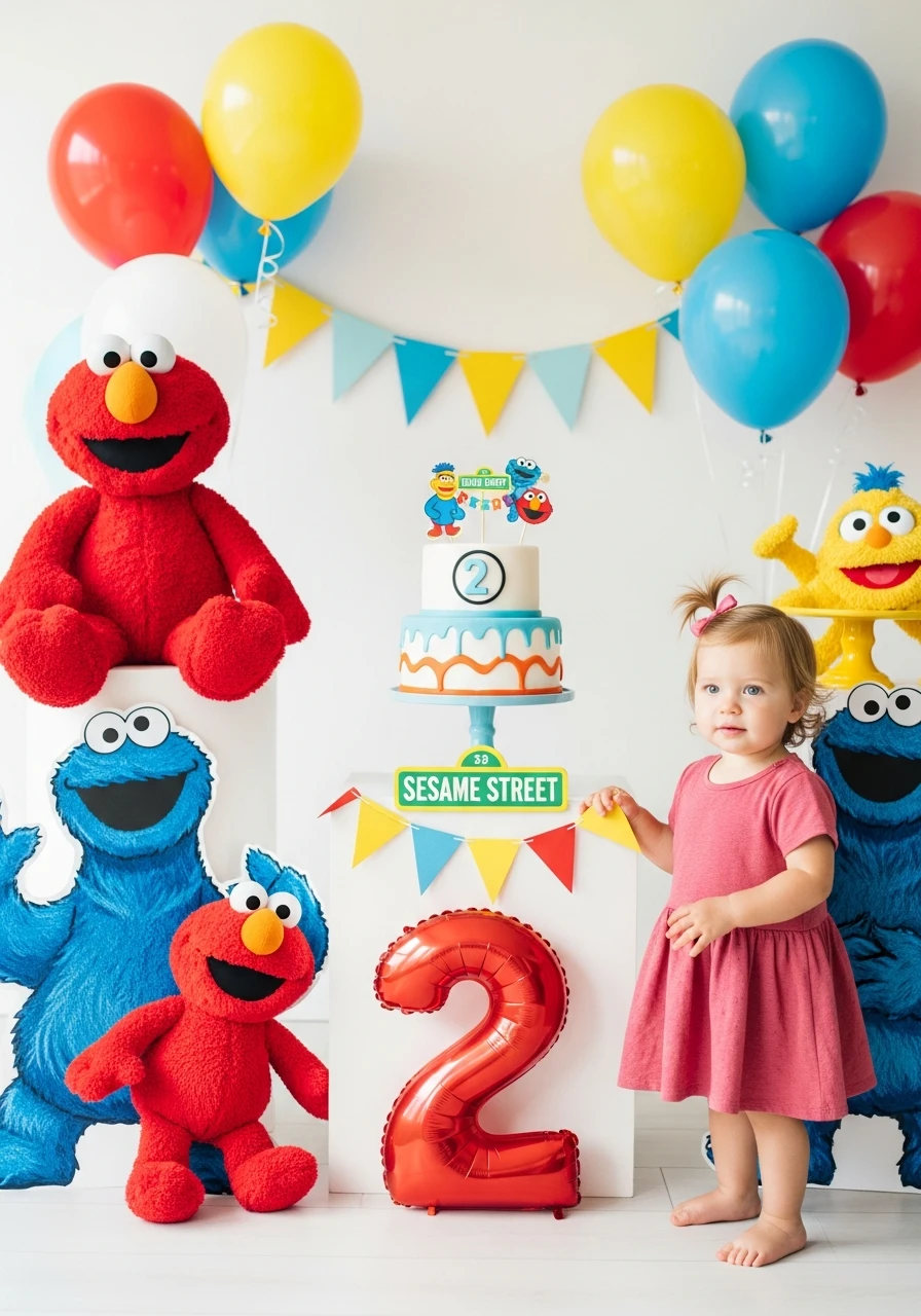Classic Sesame Fun - 50 Adorable 2nd Birthday Party for Girl Ideas: Practical Planner Guide
