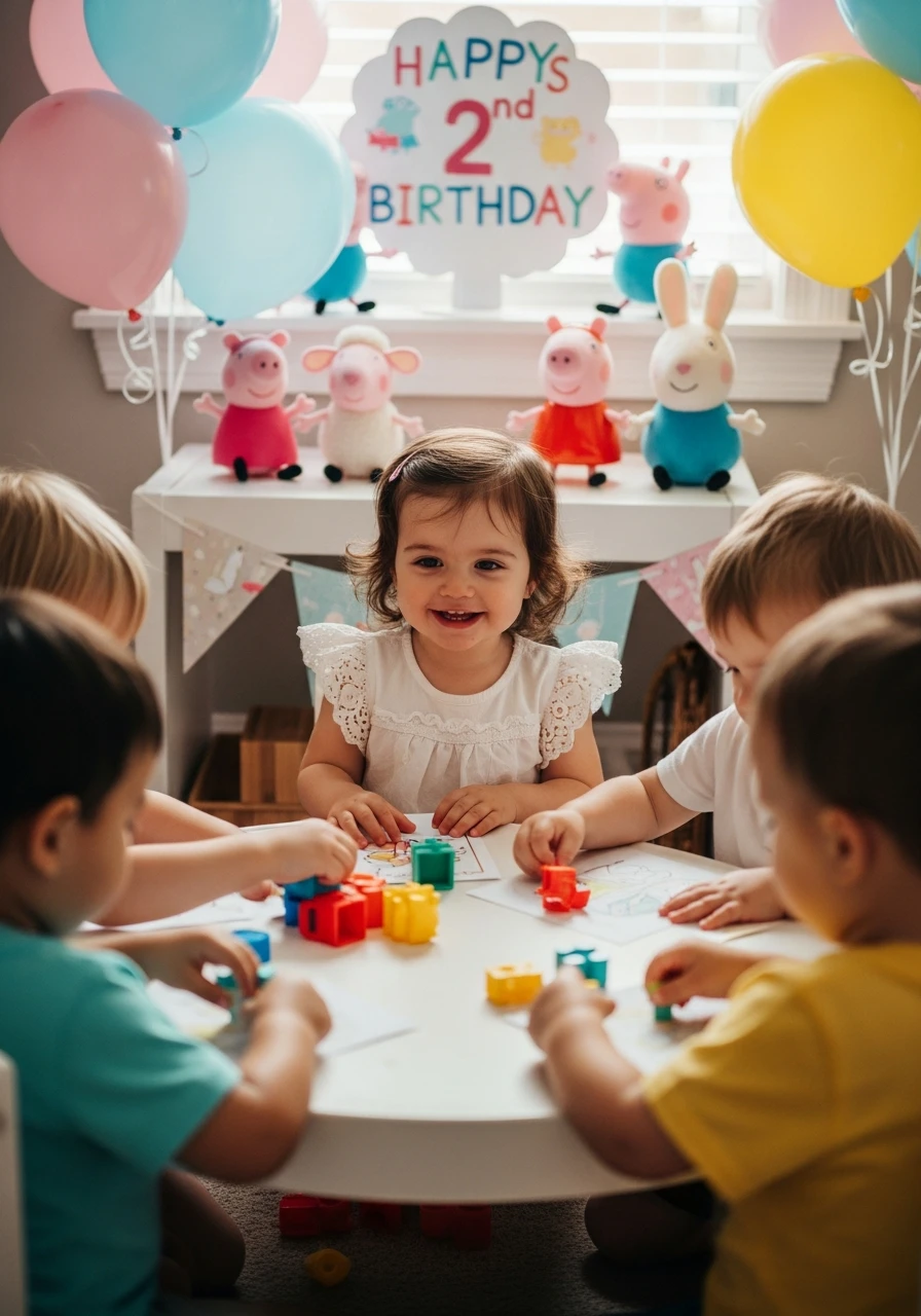 Peppa's Playdate Party - 50 Adorable 2nd Birthday Party for Girl Ideas: Practical Planner Guide