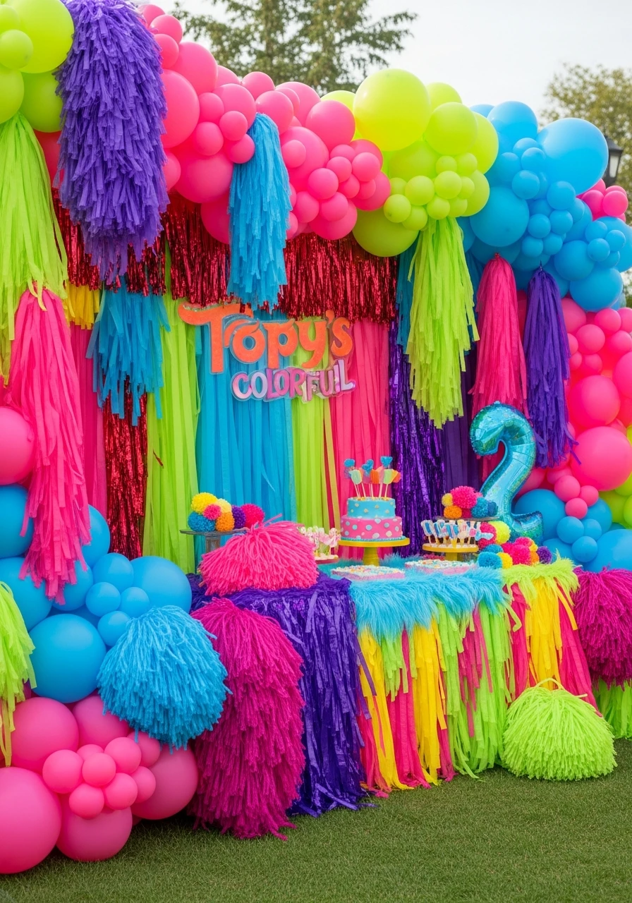 Poppy's Colorful Bash - 50 Adorable 2nd Birthday Party for Girl Ideas: Practical Planner Guide