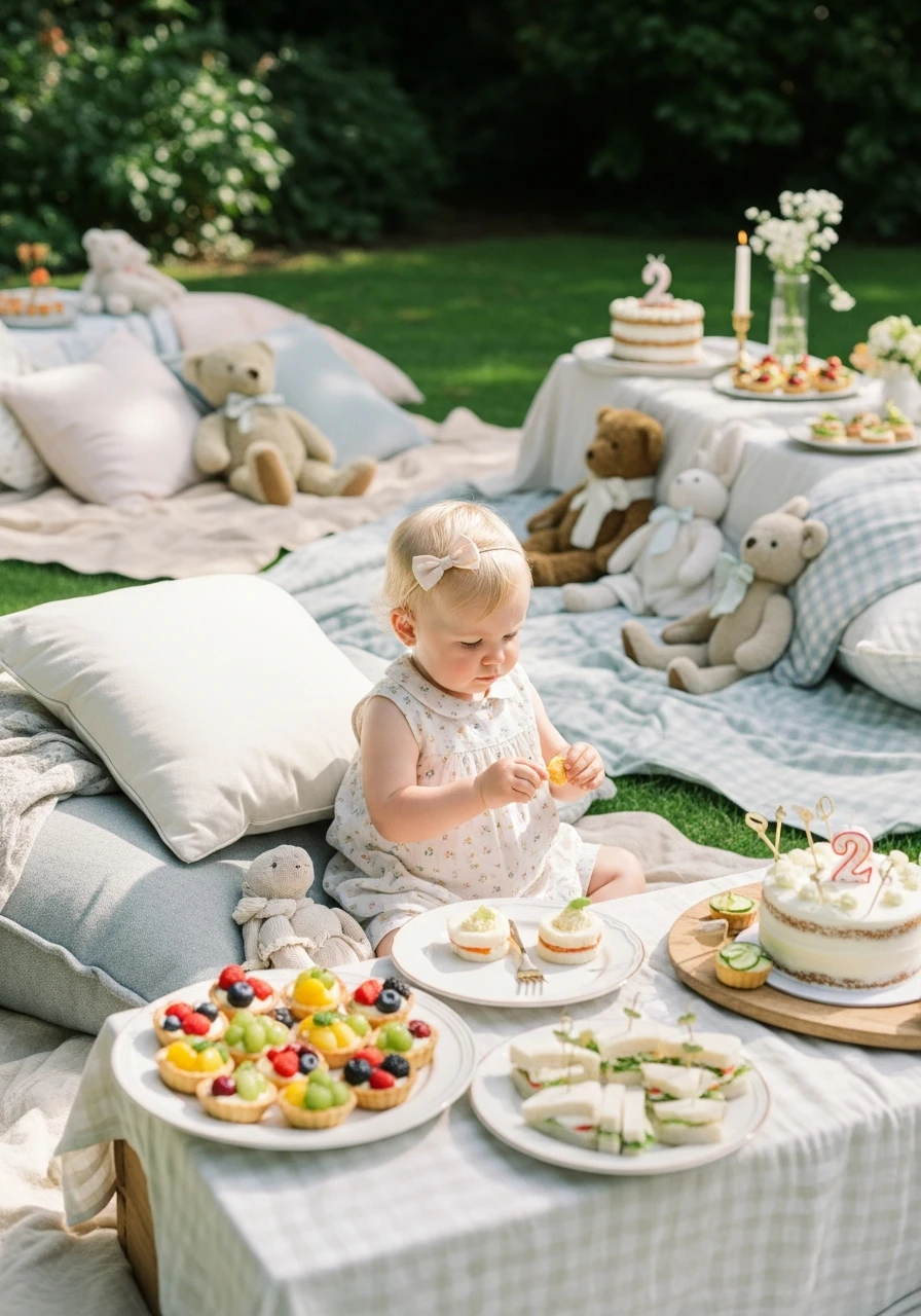 Relaxed Outdoor Lunch - 50 Adorable 2nd Birthday Party for Girl Ideas: Practical Planner Guide