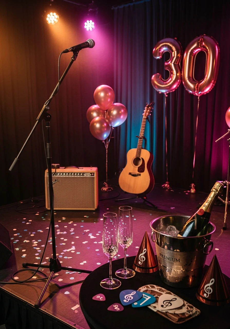 Live Music or Concert Night - 30th Birthday Ideas for Women: The Ultimate Party Plan