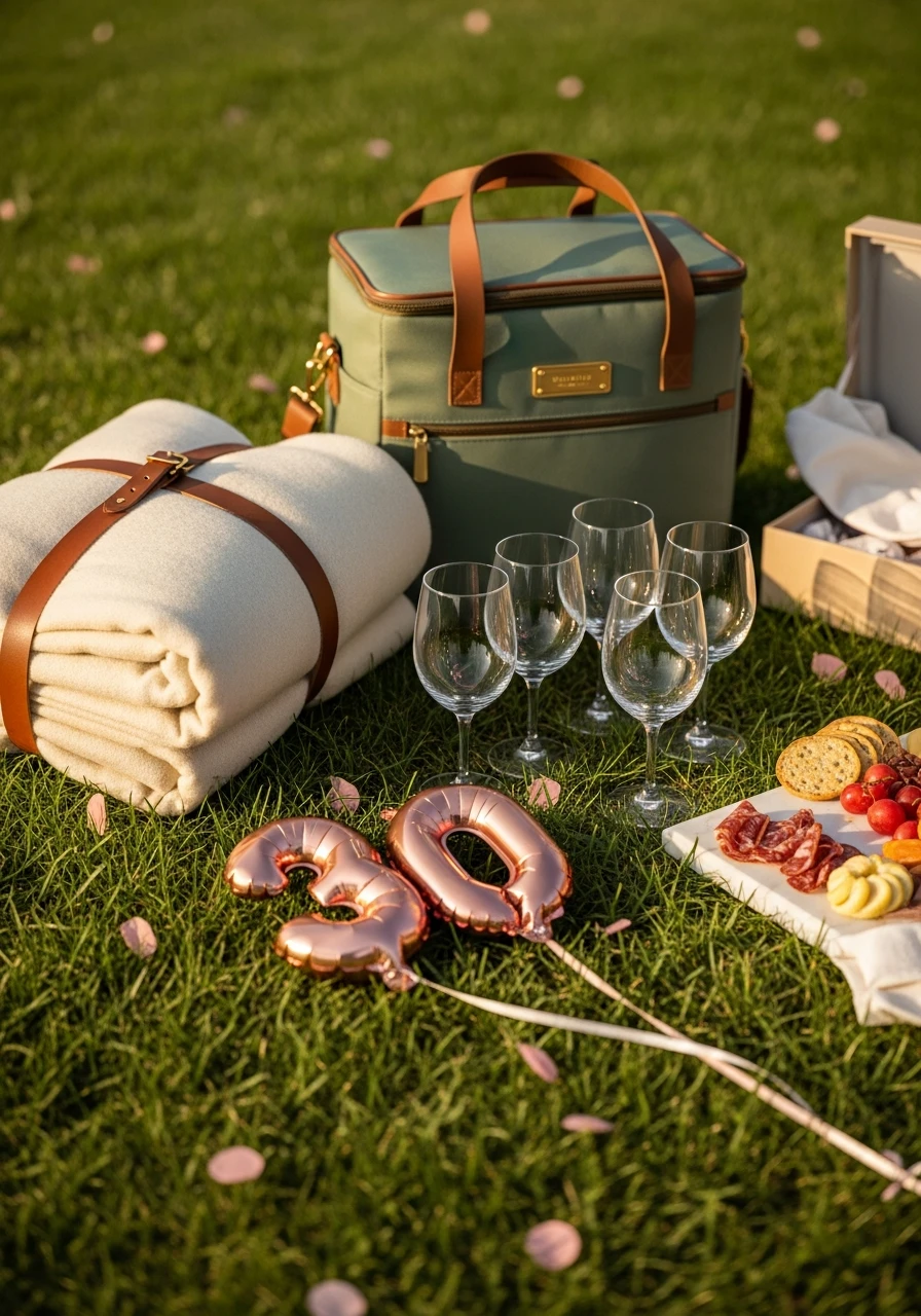Luxury Picnic Gear Gift - 30th Birthday Ideas for Women: The Ultimate Party Plan