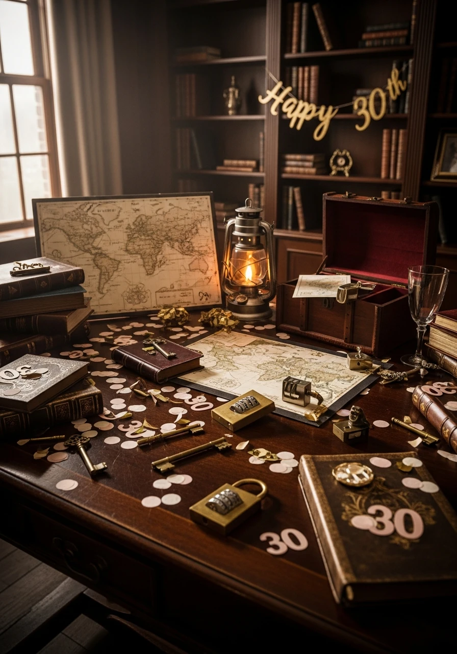 The Ultimate Brain Teaser: Group Escape Room Adventure - 30th Birthday Ideas for Women: The Ultimate Party Plan