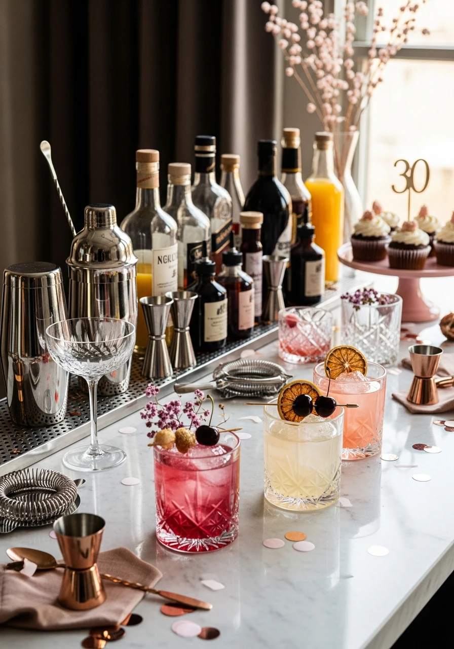 Learn to Mix Cocktails - 30th Birthday Ideas for Women: The Ultimate Party Plan