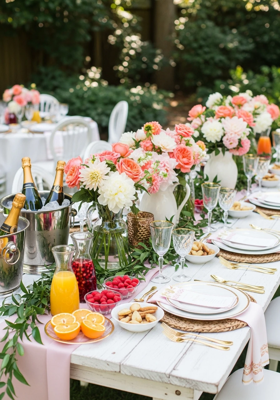 Stylish Outdoor Birthday Brunch - 40th Birthday Ideas for Women: The Ultimate Party Plan