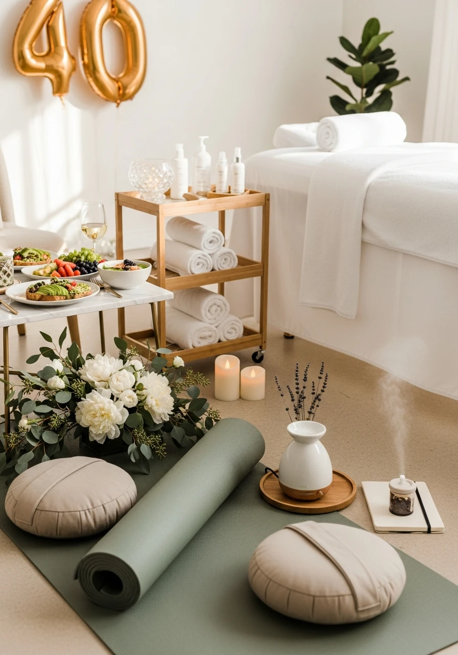Relax with a Self-Care Day - 40th Birthday Ideas for Women: The Ultimate Party Plan
