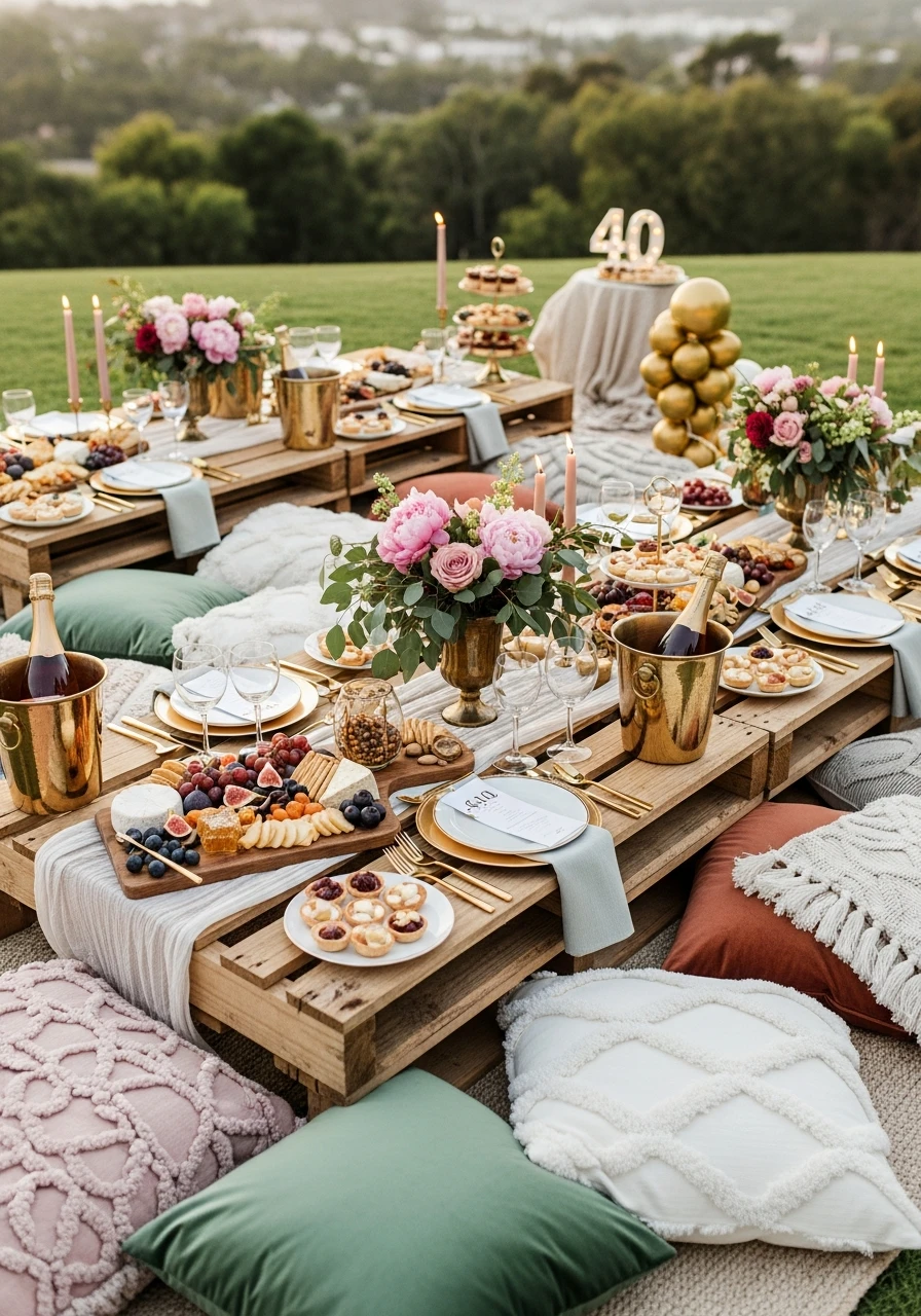 Plan a Chic Picnic Party - 40th Birthday Ideas for Women: The Ultimate Party Plan