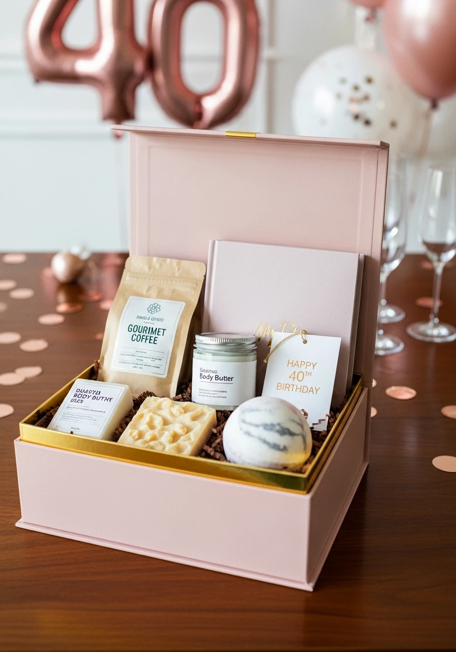 Curate a Custom Gift Box - 40th Birthday Ideas for Women: The Ultimate Party Plan