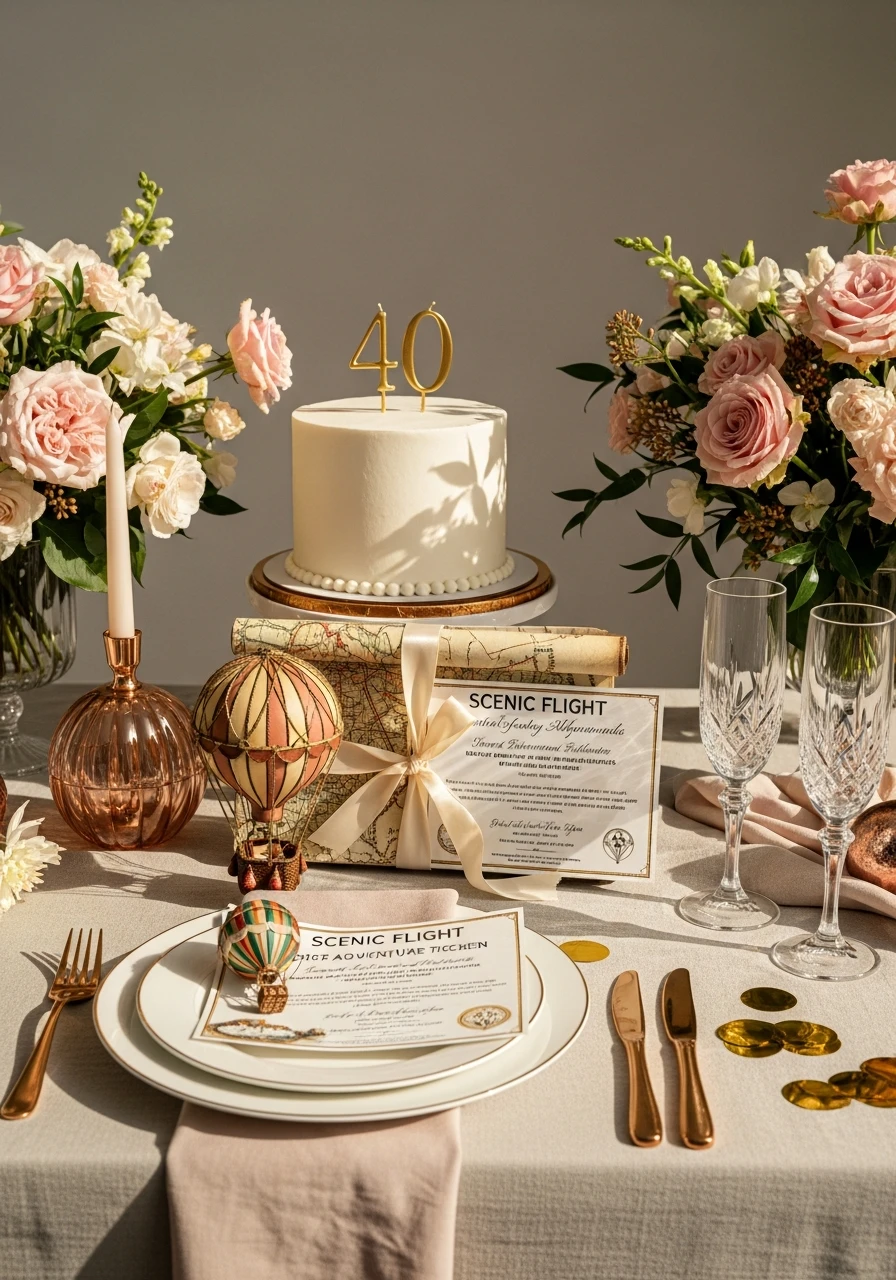 Book a Scenic Flight - 40th Birthday Ideas for Women: The Ultimate Party Plan