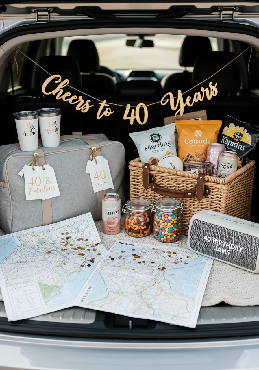Take a Fun Road Trip - 40th Birthday Ideas for Women: The Ultimate Party Plan