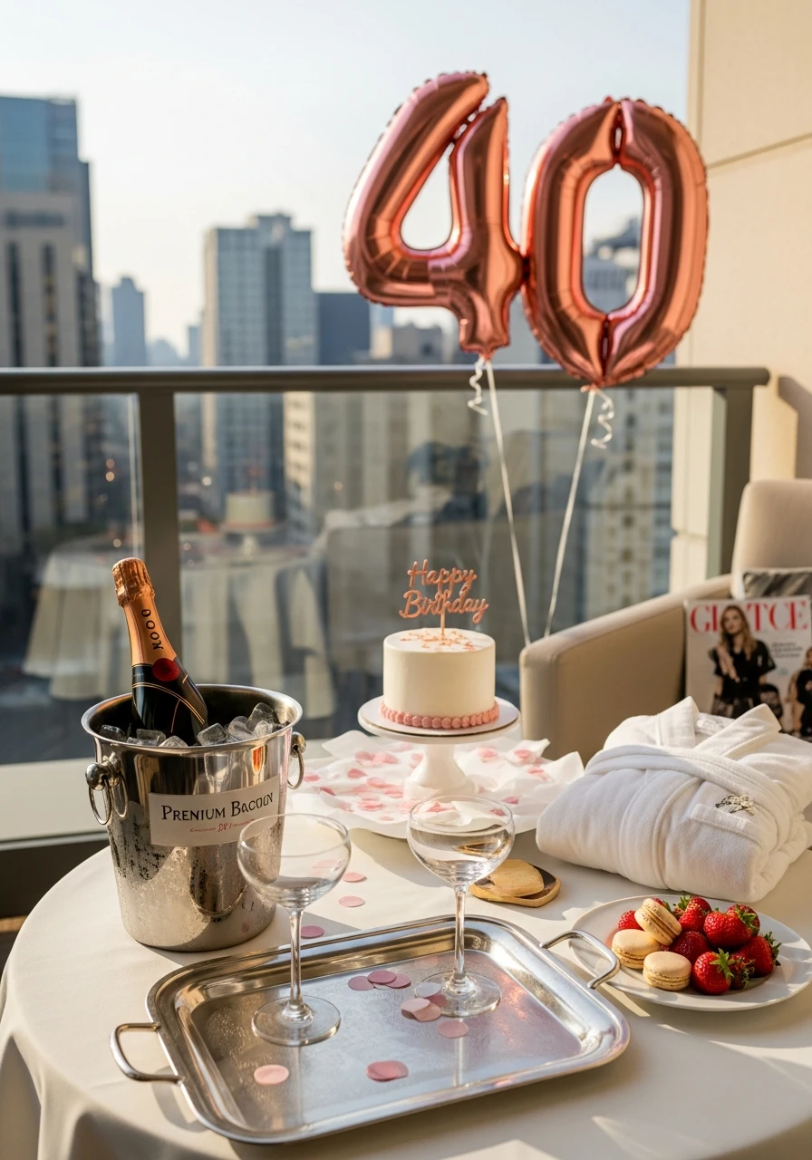 Enjoy a Luxury Staycation - 40th Birthday Ideas for Women: The Ultimate Party Plan