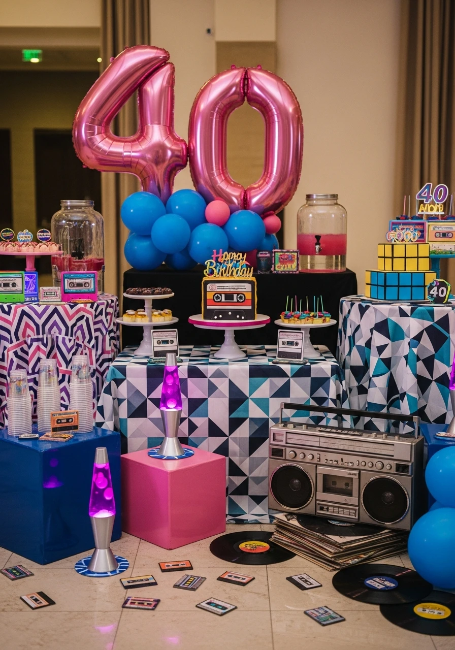 Throw a Fun Retro Party - 40th Birthday Ideas for Women: The Ultimate Party Plan