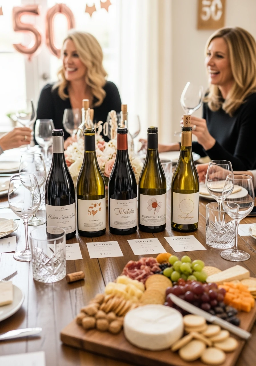 Host a Wine Tasting - 50th Birthday Ideas for Women: Your Ultimate Party Plan