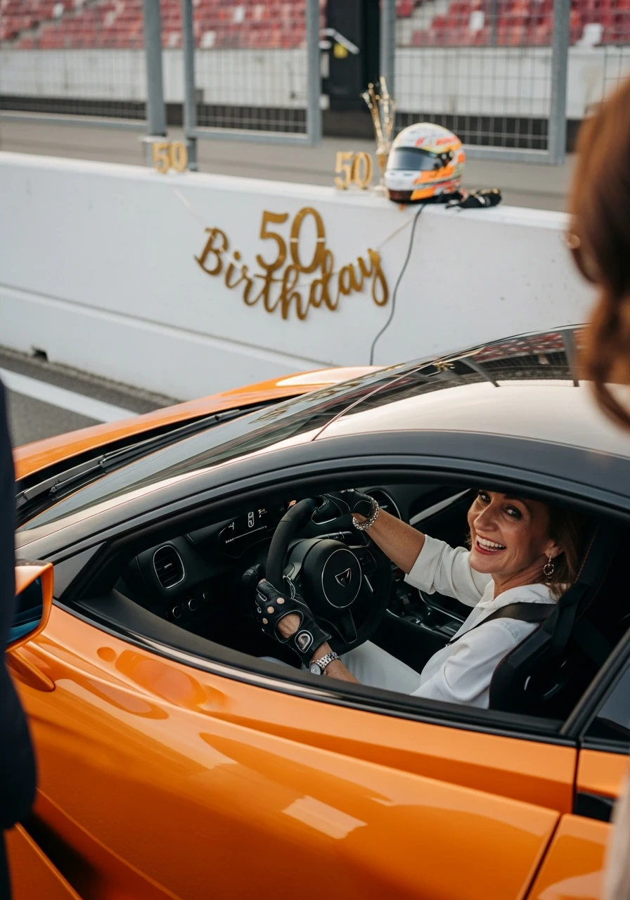 Drive a Sports Car - 50th Birthday Ideas for Women: Your Ultimate Party Plan