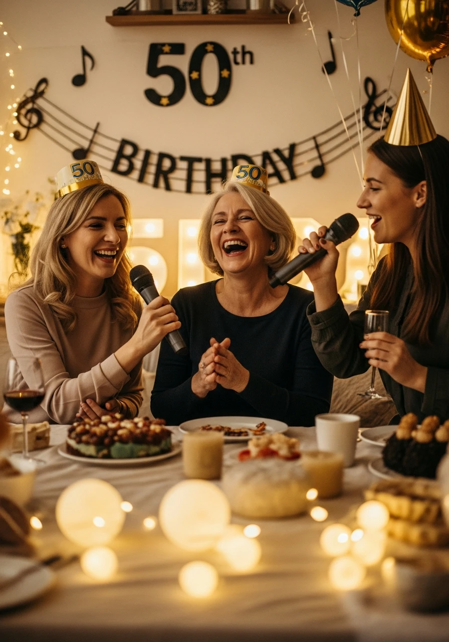 Sing Karaoke Night - 50th Birthday Ideas for Women: Your Ultimate Party Plan