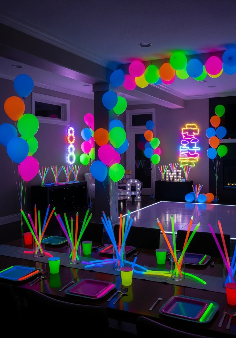 Neon Glow Dance Party