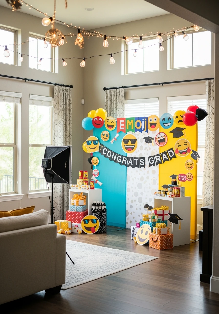 Emoji Photo Booth Setup
