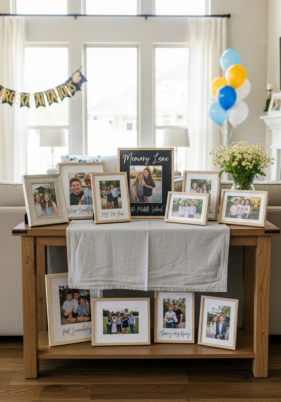 Memory Lane Display Table