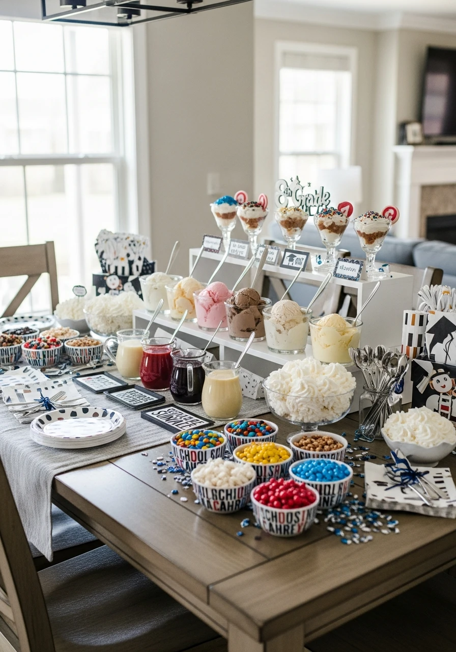 Ice Cream Sundae Station