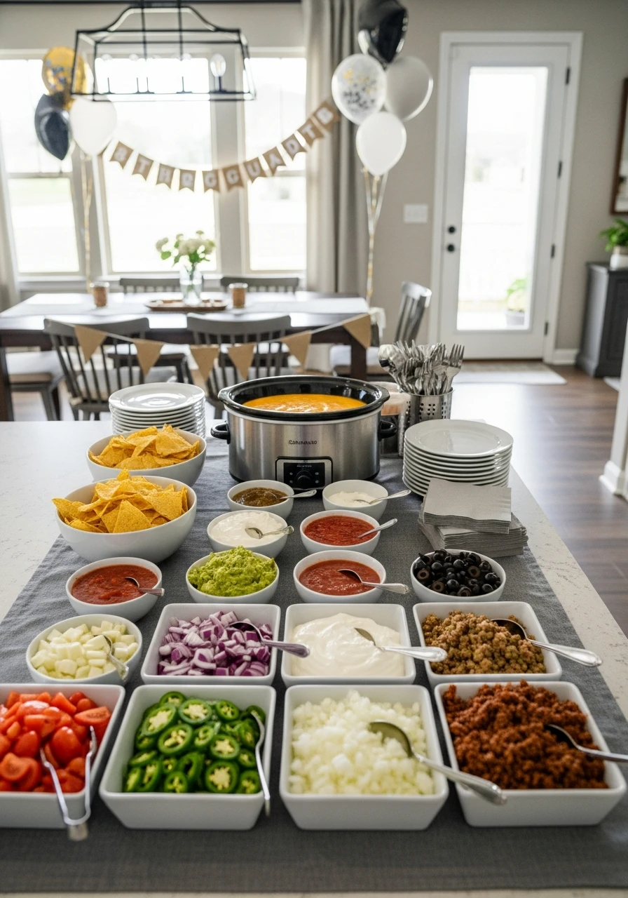 Nacho Bar Party Setup