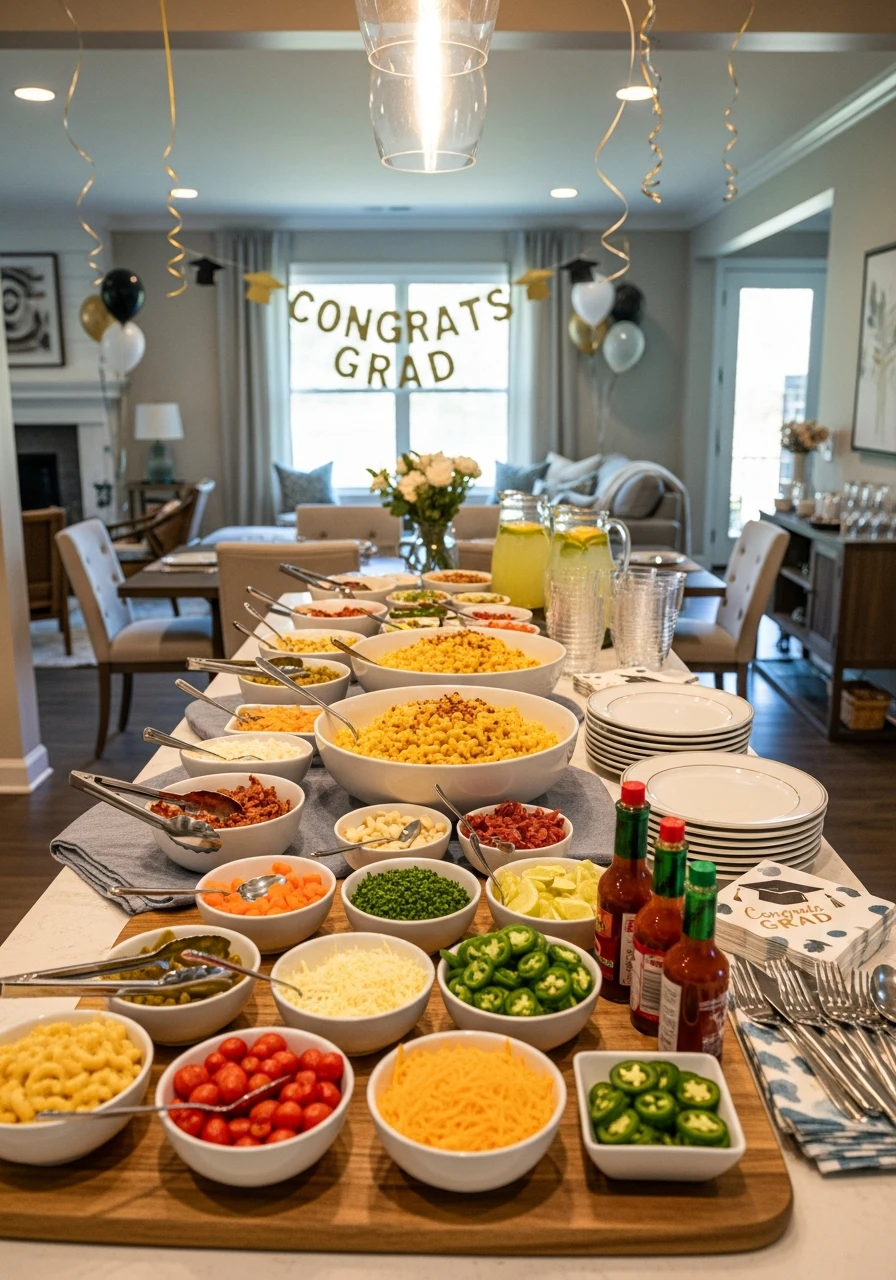 Mac and Cheese Topping Bar