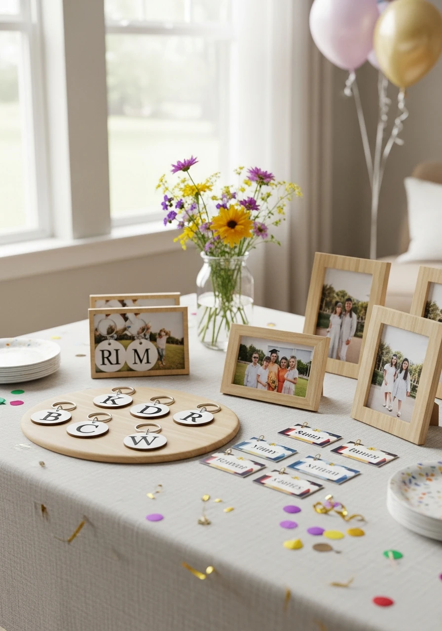 Personalized Graduation Favors Table