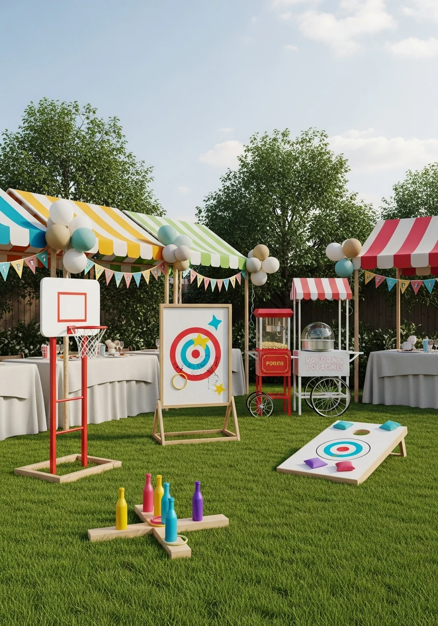 Backyard Carnival Graduation Bash