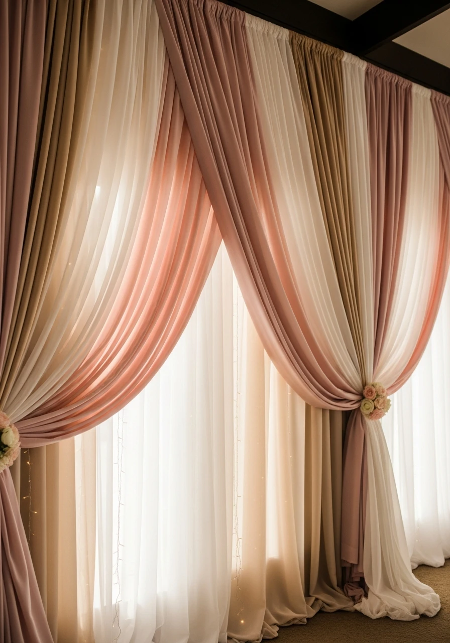 Elegant Fabric Draping - Bachelorette Party Decorations: 45 Fun Ideas