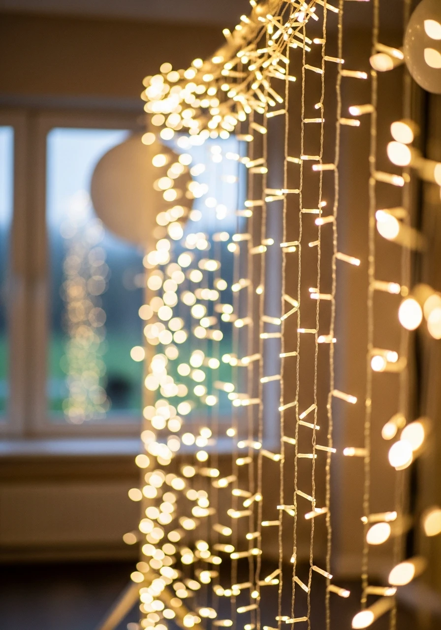 String Light Photo Wall - Bachelorette Party Decorations: 45 Fun Ideas