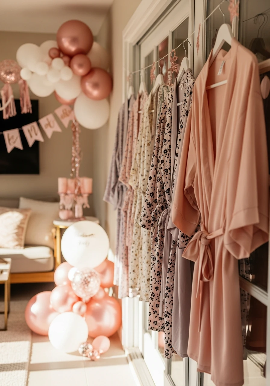 Matching Outfit Display - Bachelorette Party Decorations: 45 Fun Ideas