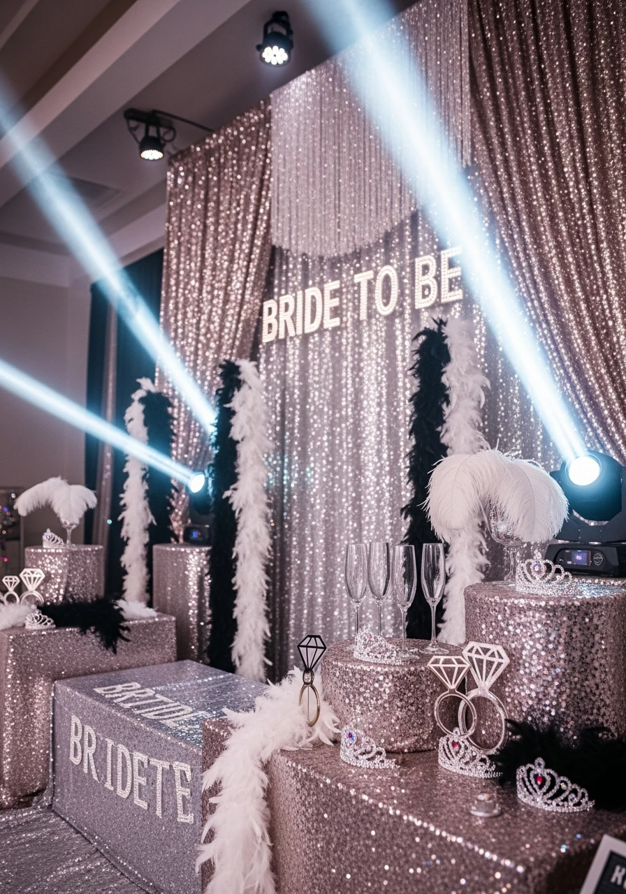 Showgirl Glam Stage - Bachelorette Party Decorations: 45 Fun Ideas