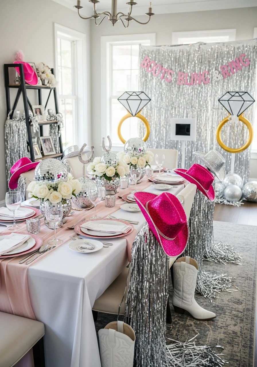 Boots Bling and Ring Party